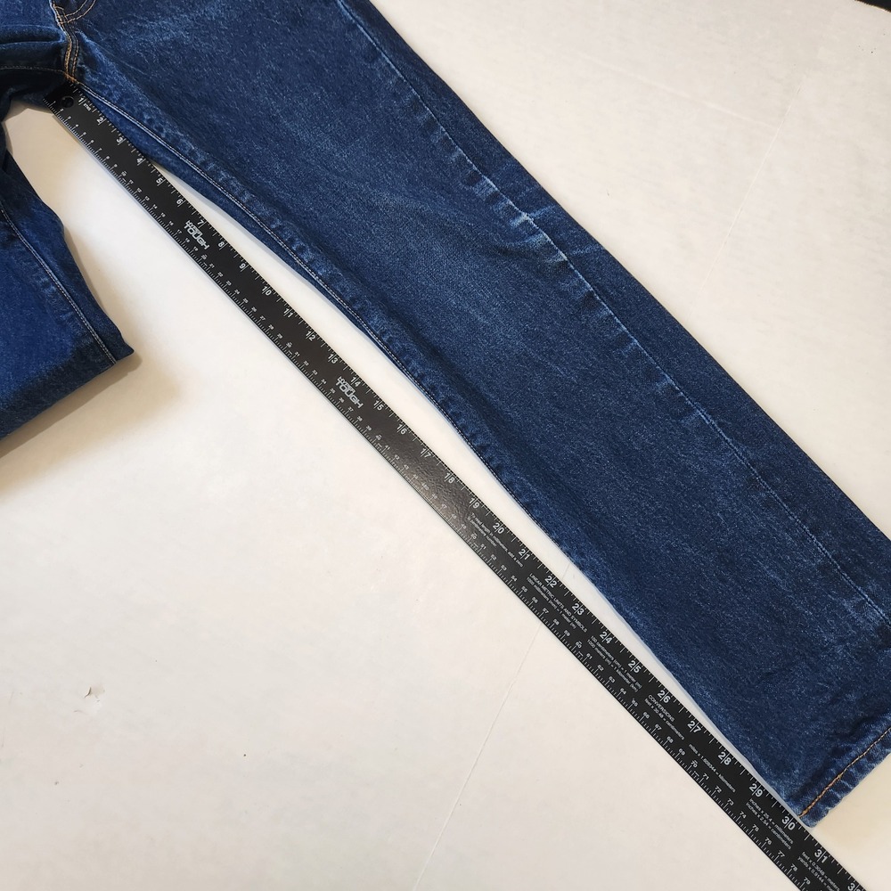 Levis 511 Slim White Oak Cone Denim Selvedge Jeans USA Made 29x32 Fits 29x30.5 - Picture 8 of 13